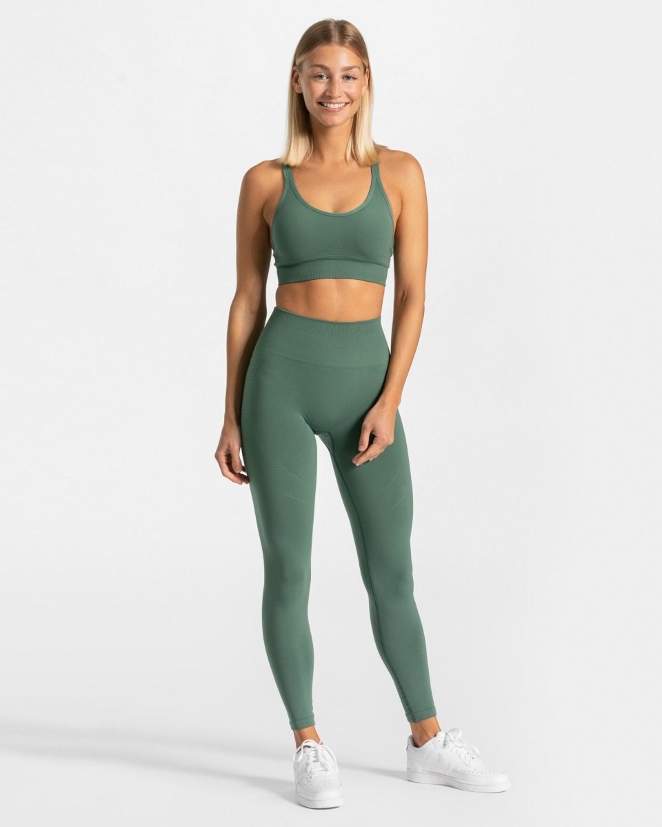 TEVEO True Leggings Dunkelgrün | MPCB82179