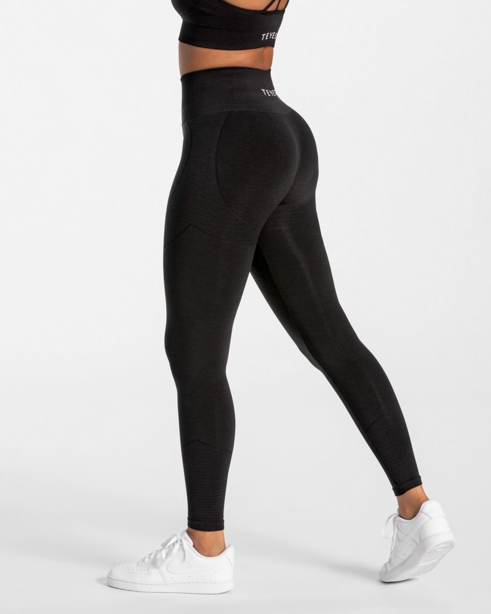 TEVEO True Leggings Schwarz | DNRX98046