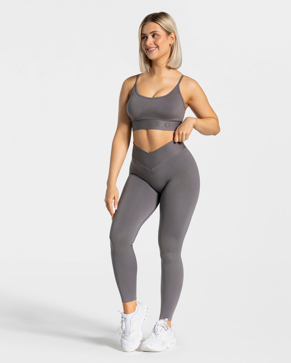 TEVEO V-Shape Leggings Graphit | PYCG85279