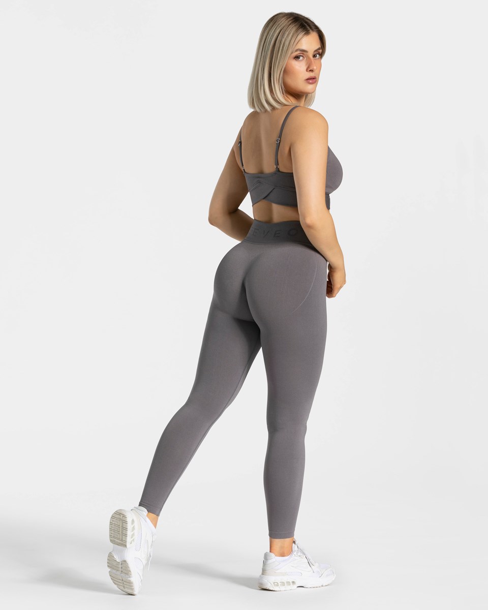 TEVEO V-Shape Leggings Graphit | PYCG85279