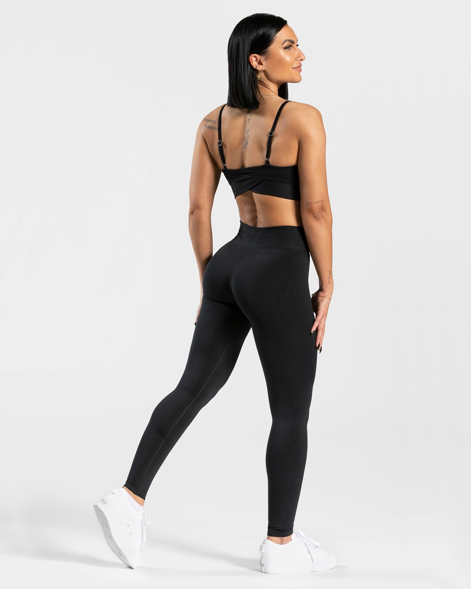 TEVEO V-Shape Leggings Schwarz | EHYG01273