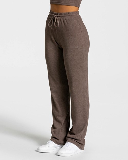 TEVEO Lounge Pants Dunkelbraun | KAVG80653