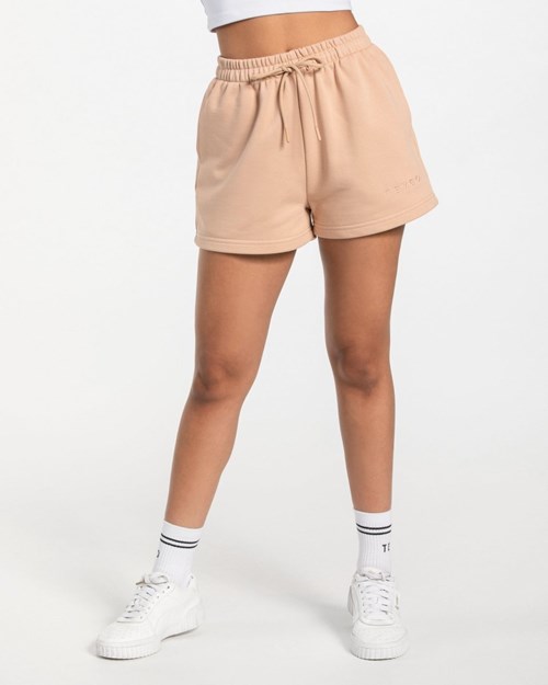 TEVEO Oversized Shorts Nude | ZLEI42916