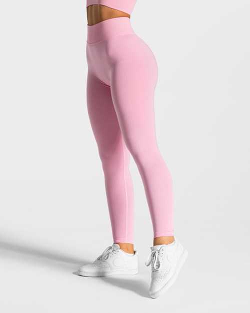 TEVEO Statement Scrunch Leggings Rosa | JNQZ06574