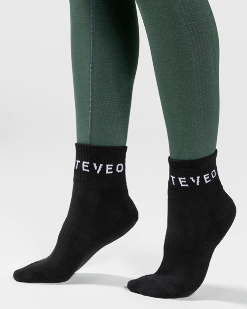 TEVEO TEVEO Ankle Socken (2er) Schwarz | KELJ08165