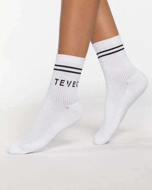 TEVEO TEVEO Crew Socken (2er) Weiß | HTFX91425